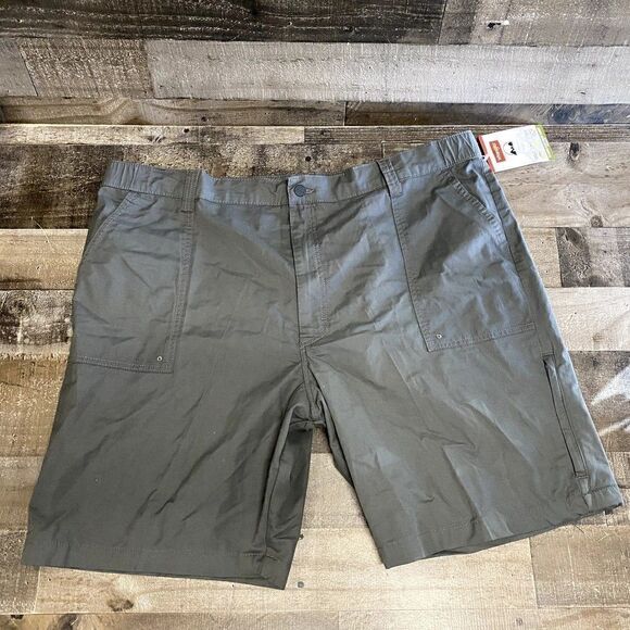 Wrangler Men’s Cargo Shorts w FLEX dark gray Relaxed Fit Size 46 New - Picture 1 of 4
